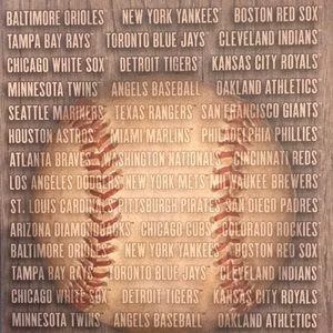 MLB BALL TYPOGRAPHY